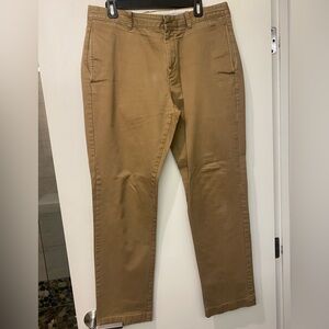 J. Crew Deep Tan Chinos Classic Cotton Twill